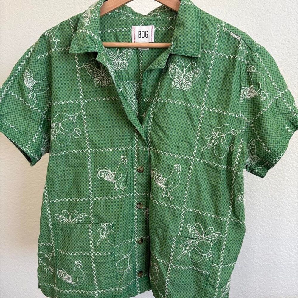 Bdg Women's Green Shirt